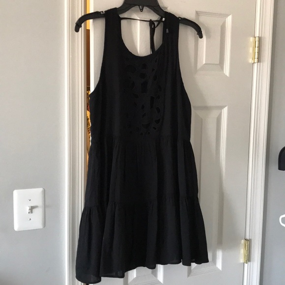 SOLD LOVERS + FRIENDS BABYDOLL BLACK DRESS S - Picture 8 of 8